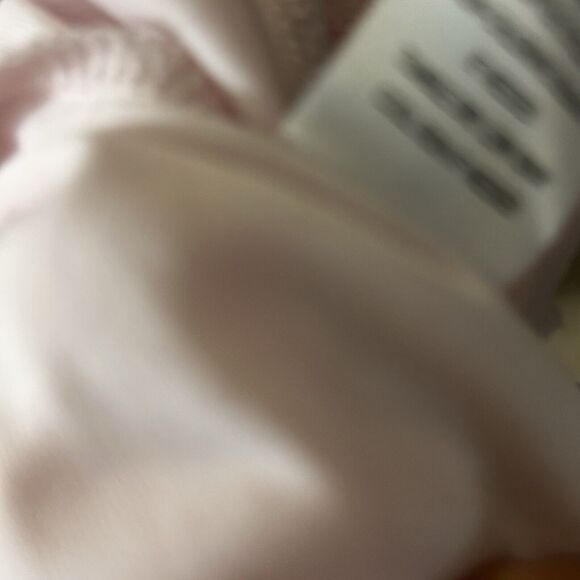 Honey and Rosie Womens 7 Pink Textured Dots Dress Long Sleeve Keyhole Neck Lined - Picture 9 of 9